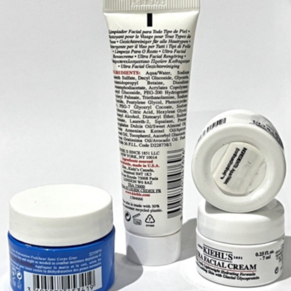 Kiehl's Skincare Kiehls Ultra Facial Travel Set Cleanser Facial